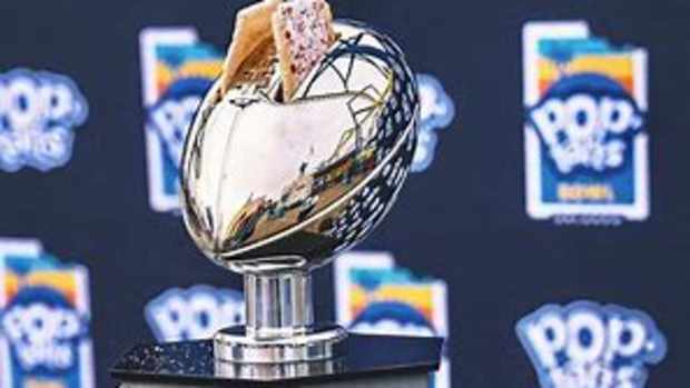 Pop-Tart bowl trophy